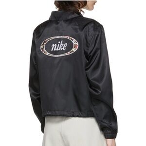 Nike satin windbreaker jacket